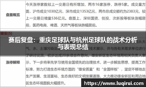 赛后复盘：重庆足球队与杭州足球队的战术分析与表现总结